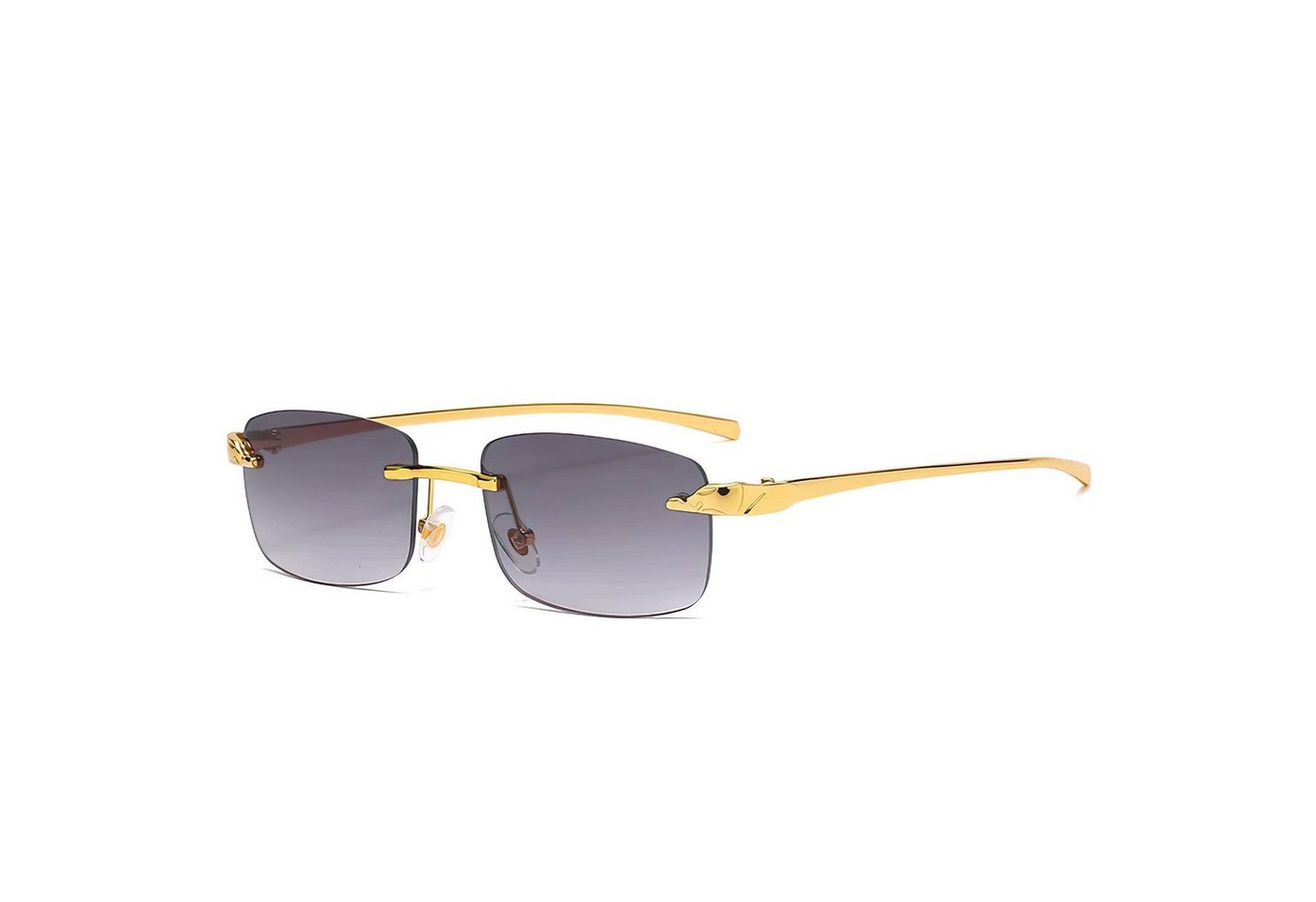 salazar.plus Sonnenbrille Randlos Rechteckig Unisex 4 Farben Rahmenlos Damen Herren Brille von salazar.plus