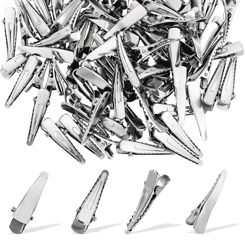 100 Stück Silber Haarclips Friseur Alligator Clips Silber Metall Haarklammern Damen Spangen Friseurbedarf Abteilklammern Mädchen Haarstyling DIY 100 Stück Silber Haarclips Friseur Alligator Clips Silber Metall Haarklammern Damen Spangen Friseurbedarf Abteilklammern Mädchen Haarstyling DIY von salbsever