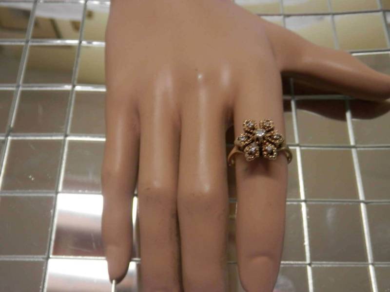 60Er Diamant Cocktail Ring/Verlobung Versprechen Braut 60Er Diamant Cocktail Ring/Verlobung Versprechen Braut von sallys4025