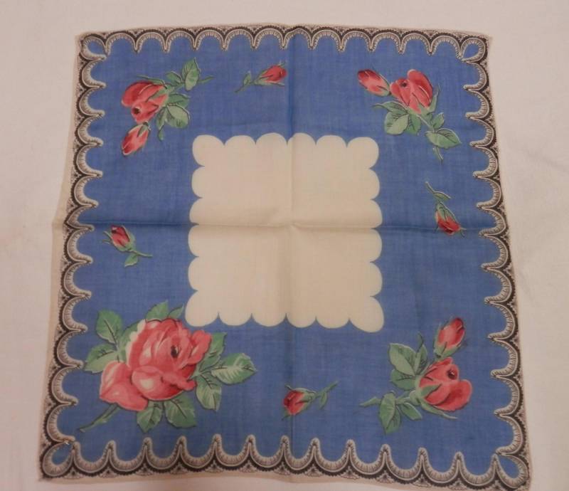 Vintage Taschentuch Nie Benutzt 1940 Blumenmuster Für Morehouse-Martens Vintage Taschentuch Nie Benutzt 1940 Blumenmuster Für Morehouse-Martens von sallys4025