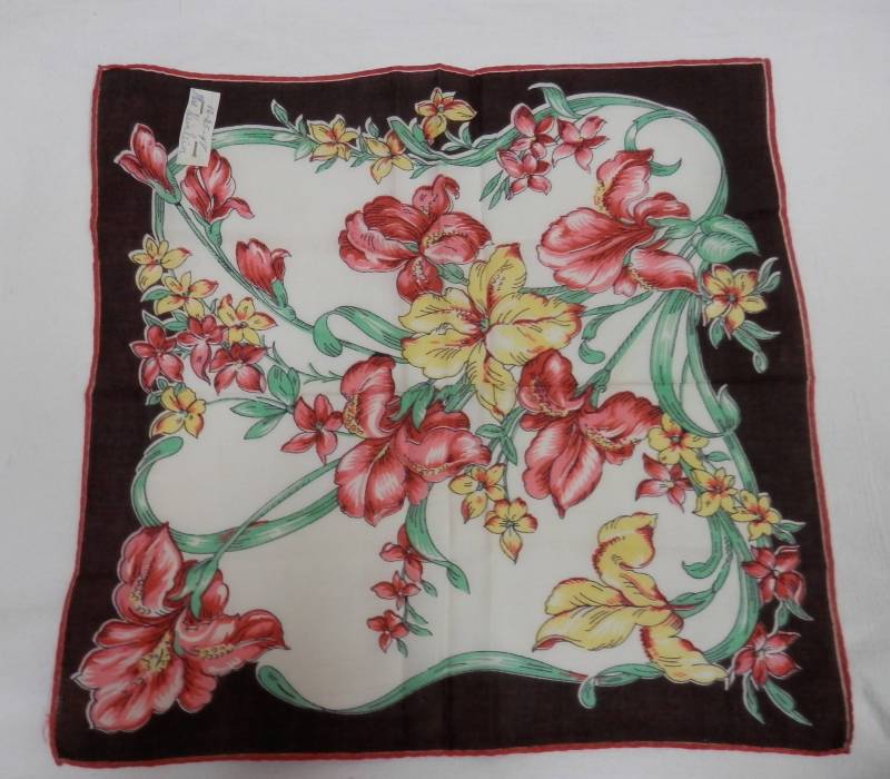 Vintage Taschentuch Nie Benutzt 1940 Blumenmuster Vintage Taschentuch Nie Benutzt 1940 Blumenmuster von sallys4025