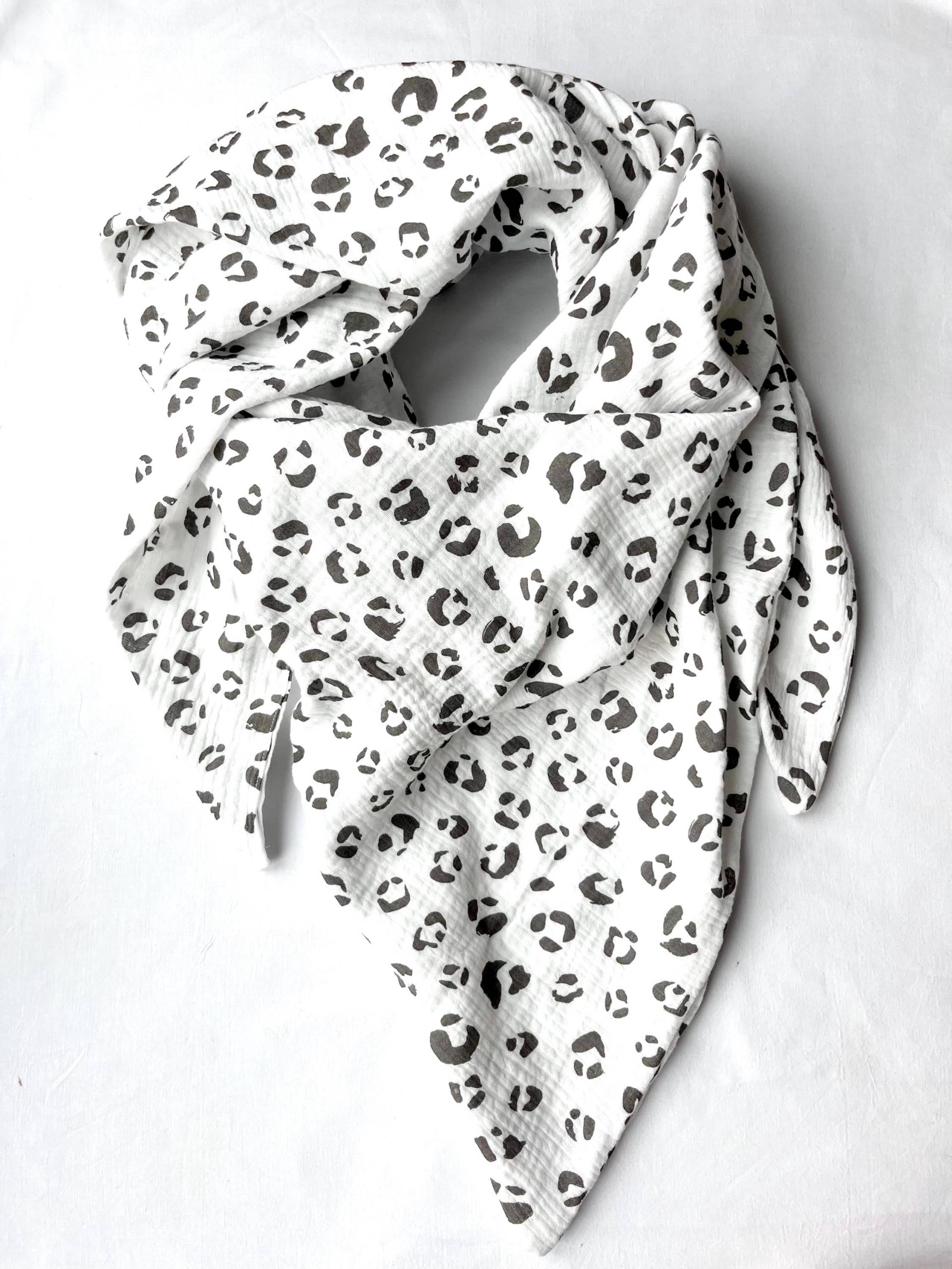 Musselin-Dreieckstuch | Kindertuch Schal Damentuch Musselin Halstuch von salousklitzeklein