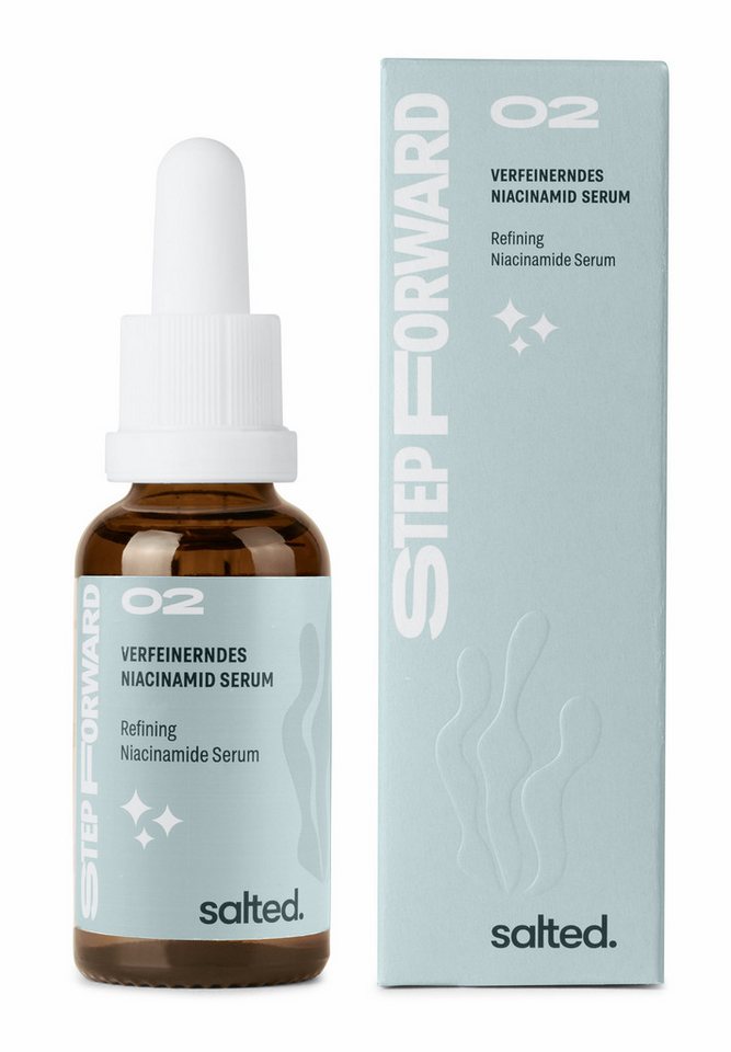 salted. Gesichtsserum Verfeinerndes Niacinamid Serum, ohne Duft, hautbildverfeinernd von salted.