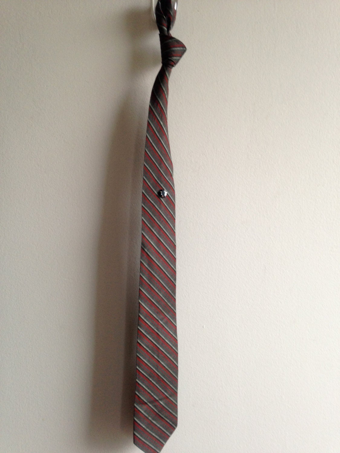 Ende Der 50Er Anfang 60Er Jahre Vintage Herrenkrawatte Aus Seide/Accessoire Krawatte von saltydogvintage