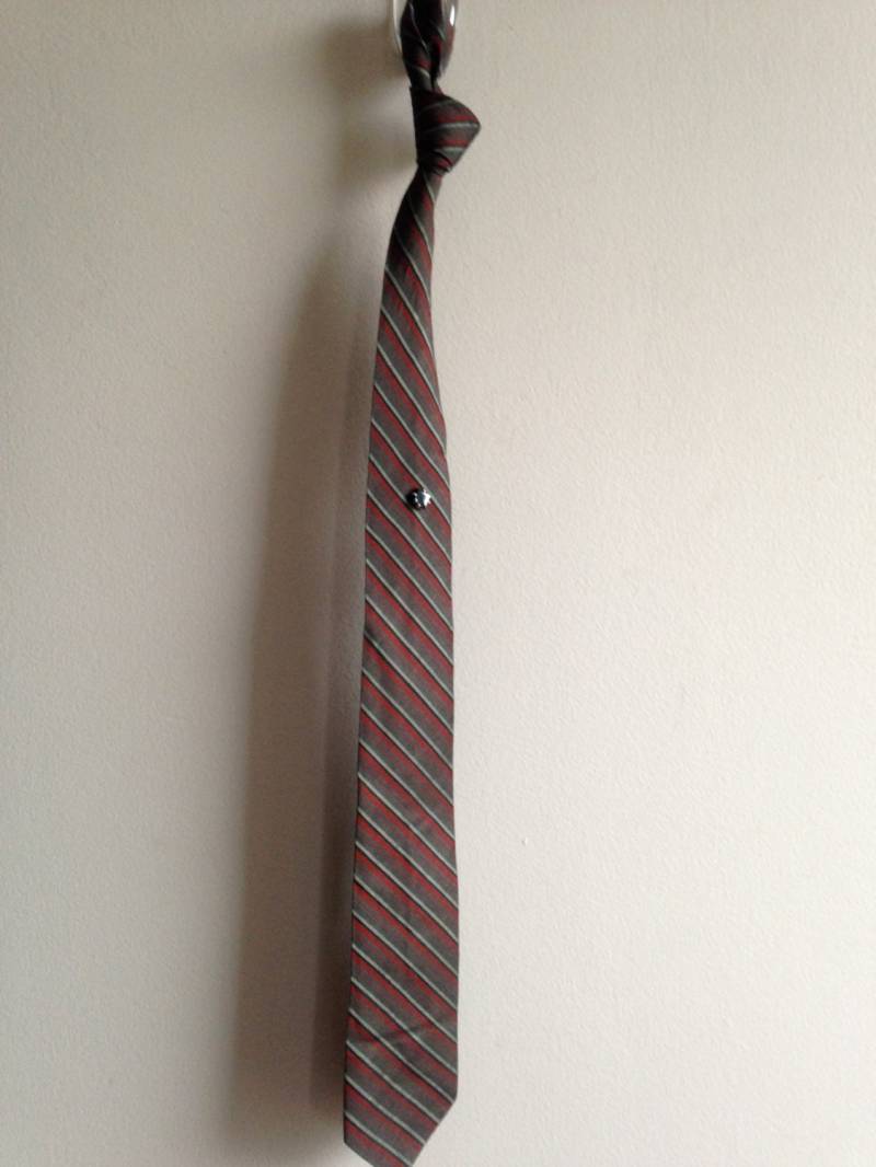 Ende Der 50Er Anfang 60Er Jahre Vintage Herrenkrawatte Aus Seide/Accessoire Krawatte von saltydogvintage