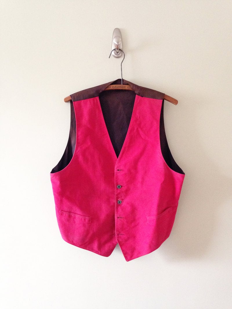 Herren Vintage Kleidung/Wendeweste Unisex Weste 50Er Jahre Formelle Herren Vintage Kleidung/Wendeweste Unisex Weste 50Er Jahre Formelle von saltydogvintage