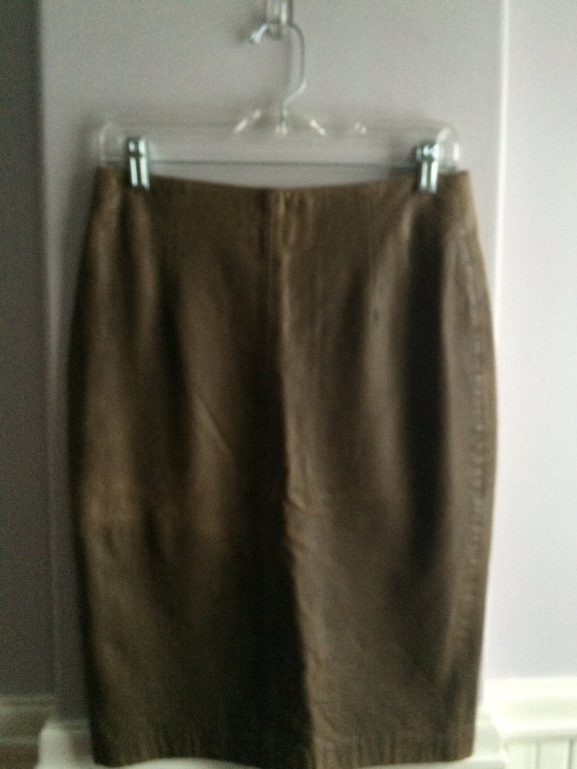 Sale Reduziert/Damenbekleidung Leder Bleistiftrock 1980's Vintage Lederrock von saltydogvintage