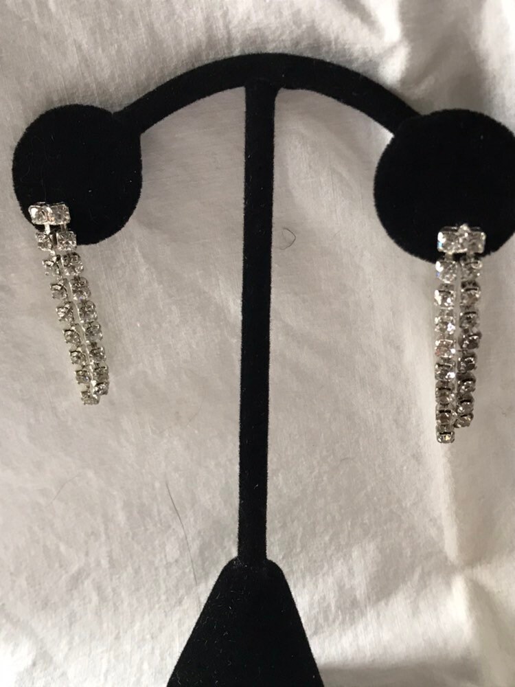 Vintage Schmuck/1980's Dangle Post Ohrringe von saltydogvintage