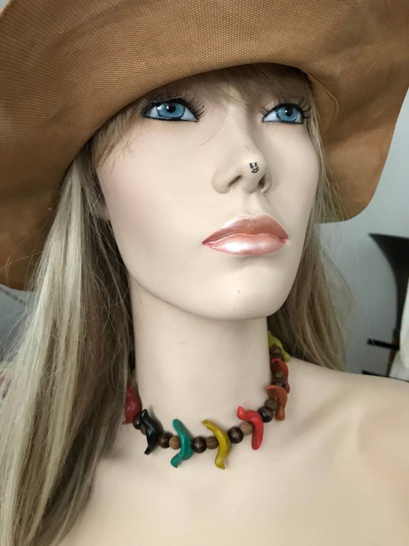 Vintage Vogel Halskette von saltydogvintage