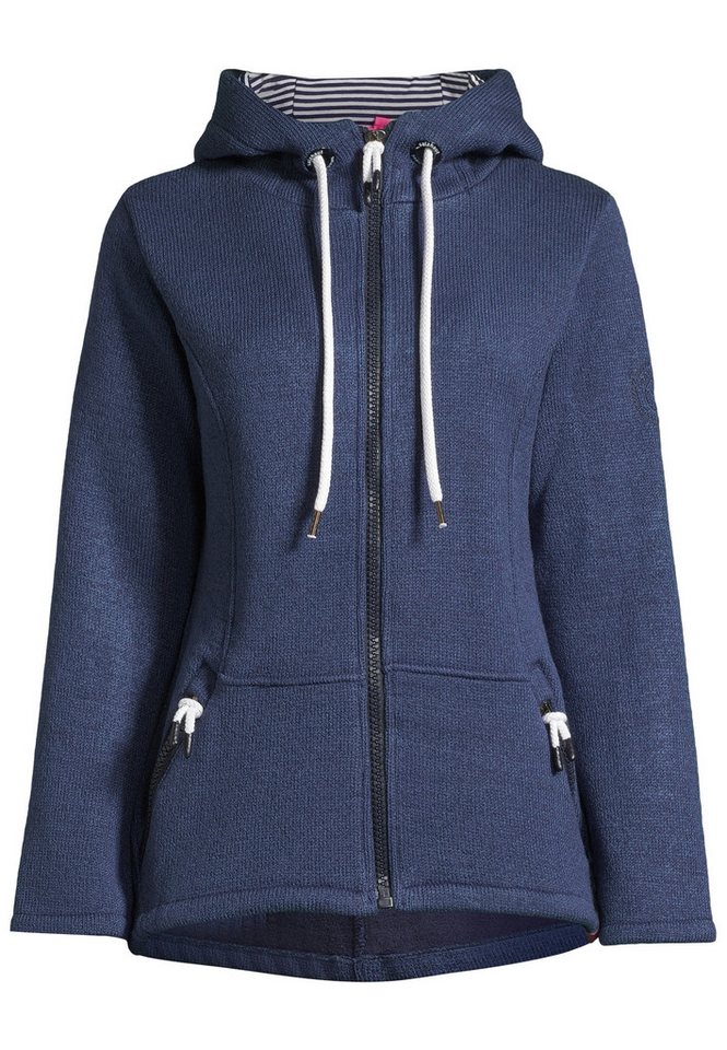 salzhaut Fleecejacke EMILIA Damen Tailliert von salzhaut