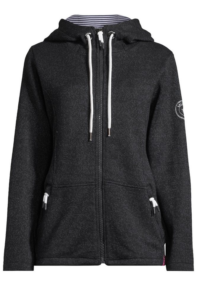 salzhaut Fleecejacke EMILIA Damen Tailliert von salzhaut