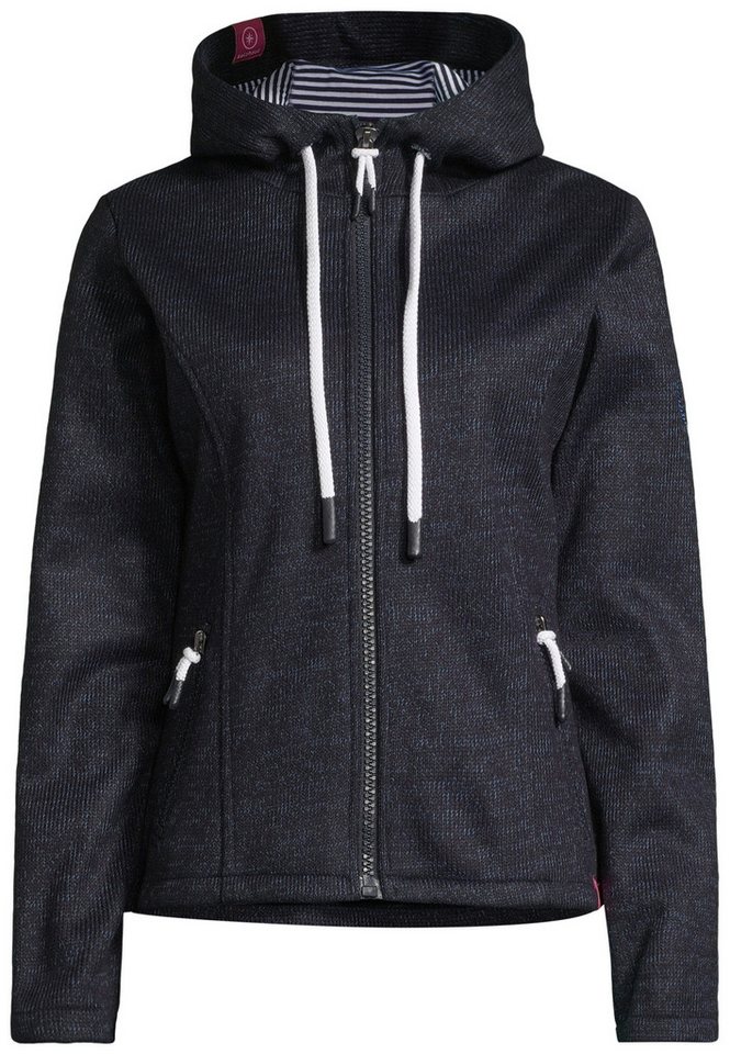 salzhaut Fleecejacke HARMKEA Damen Tailliert von salzhaut