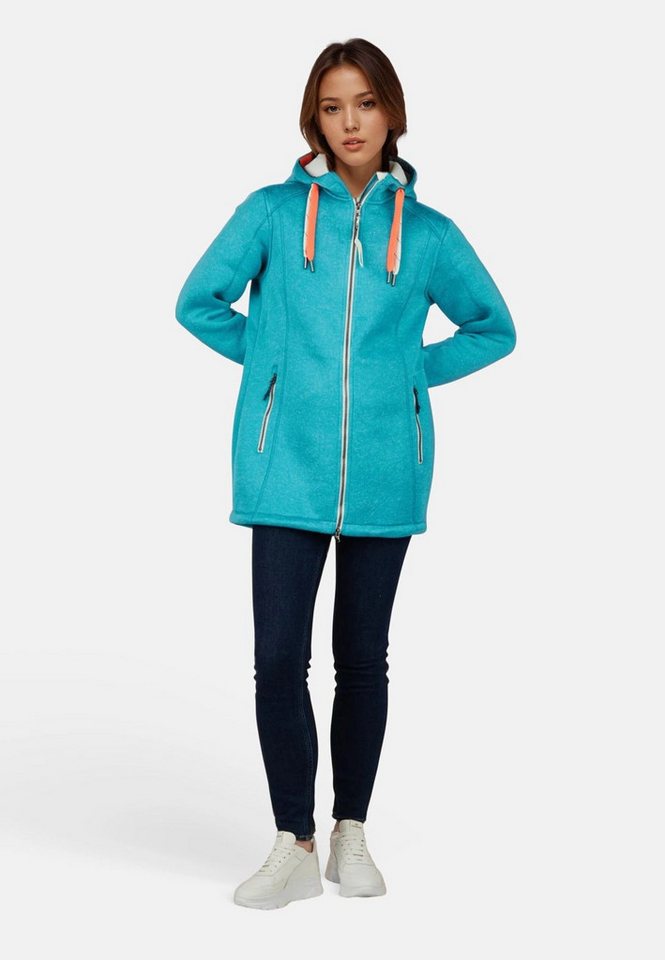 salzhaut Fleecejacke Salzhaut Strickfleece Mantel Tärgern Scuba Blue salzhaut Fleecejacke Salzhaut Strickfleece Mantel Tärgern Scuba Blue von salzhaut