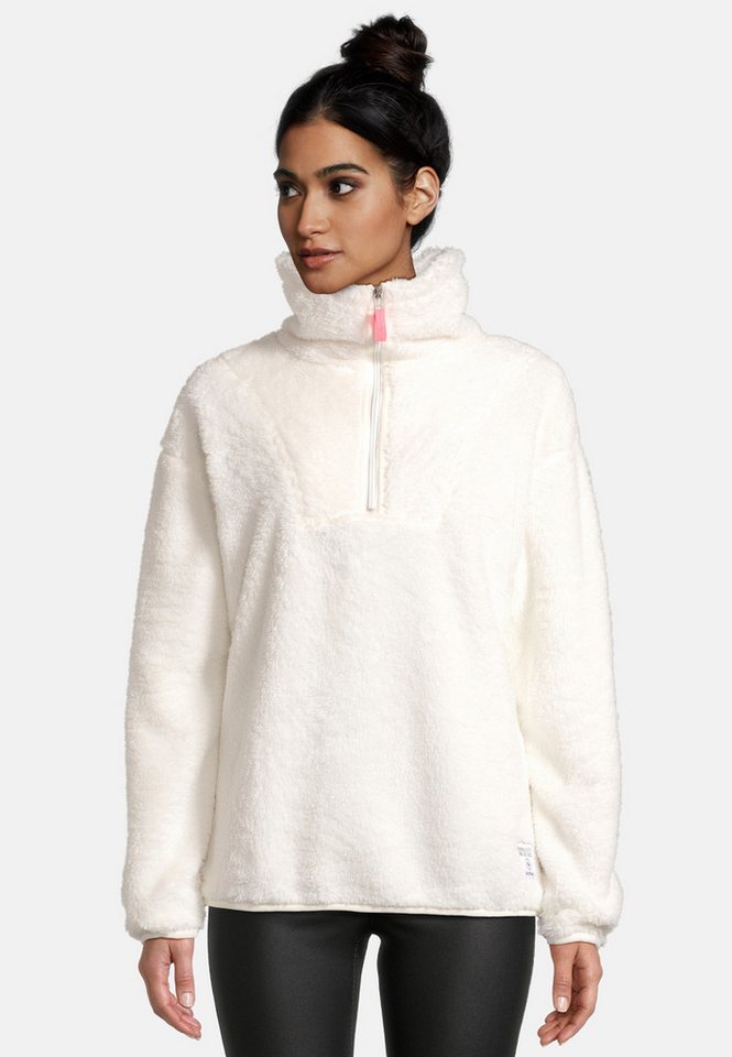 salzhaut Fleecepullover Nevel Damen Leicht tailliert von salzhaut