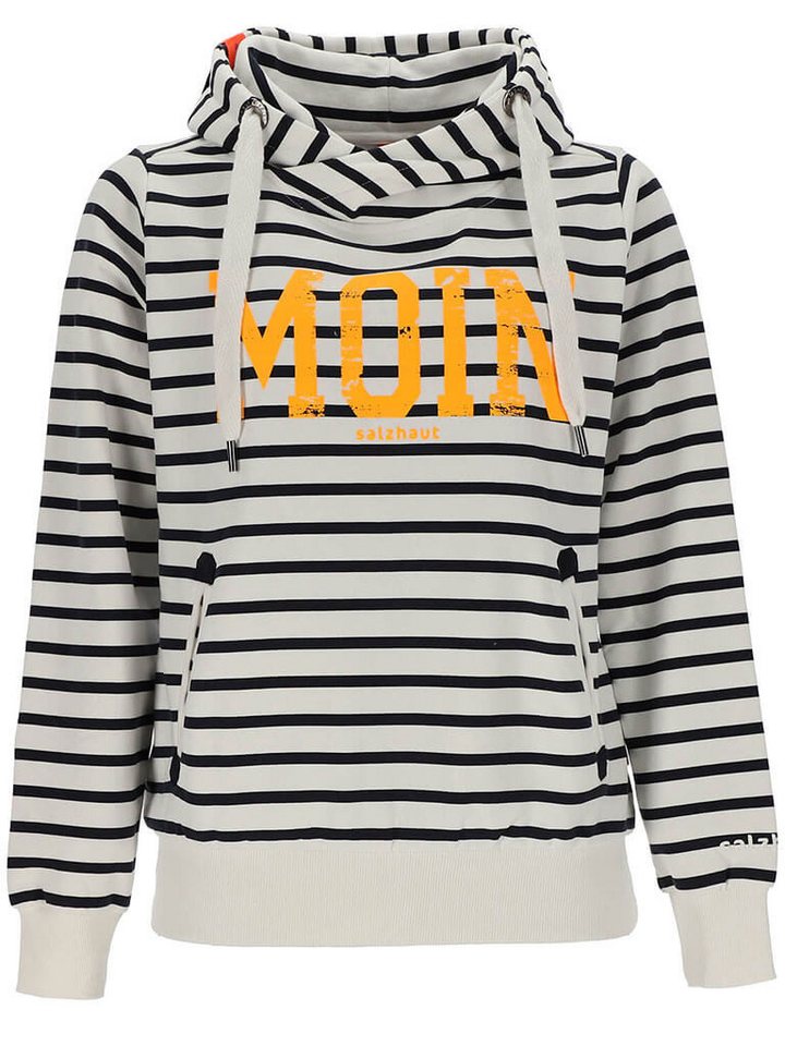 salzhaut Kapuzenpullover Damen Hoodie Sünn mit Moin-Print - Modischer Pullover mit Kapuze salzhaut Kapuzenpullover Damen Hoodie Sünn mit Moin-Print - Modischer Pullover mit Kapuze von salzhaut