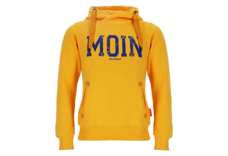 salzhaut Kapuzenpullover Damen Hoodie Sünn mit Moin-Print - Modischer Pullover mit Kapuze von salzhaut