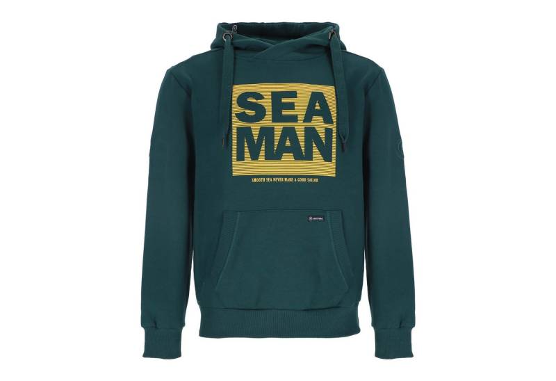salzhaut Kapuzenpullover Herren Hoodie HEFF mit SEAMAN-Print - Pullover mit Kapuze und Tasche von salzhaut