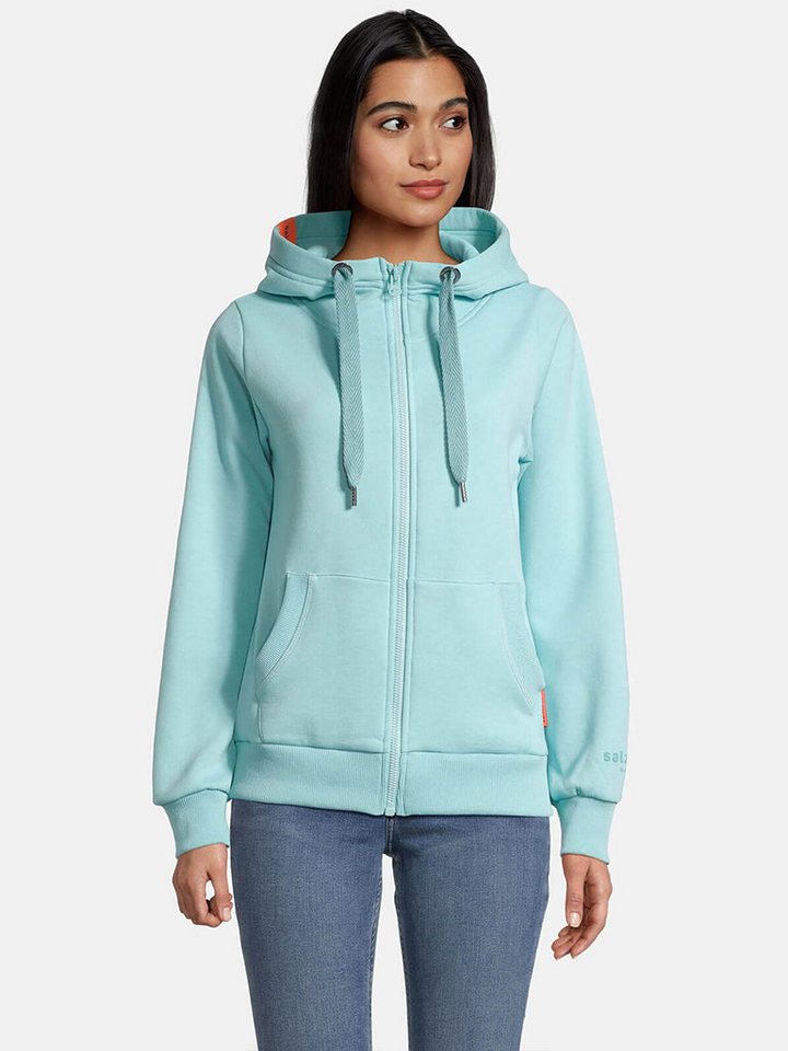 salzhaut Kapuzensweatjacke Damen Sweatjacke Sööte – Hoodie Shirtjacke mit Kapuze mit Kordelzug von salzhaut