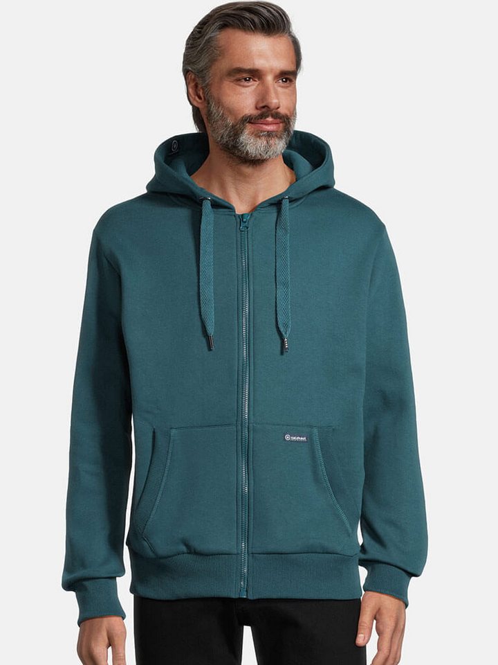 salzhaut Kapuzensweatjacke Herren Sweatjacke Breker mit Kapuze - Hoodie-Jacke bequemer Schnitt von salzhaut