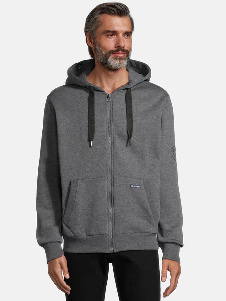 salzhaut Kapuzensweatjacke Herren Sweatjacke Breker mit Kapuze - Hoodie-Jacke bequemer Schnitt von salzhaut