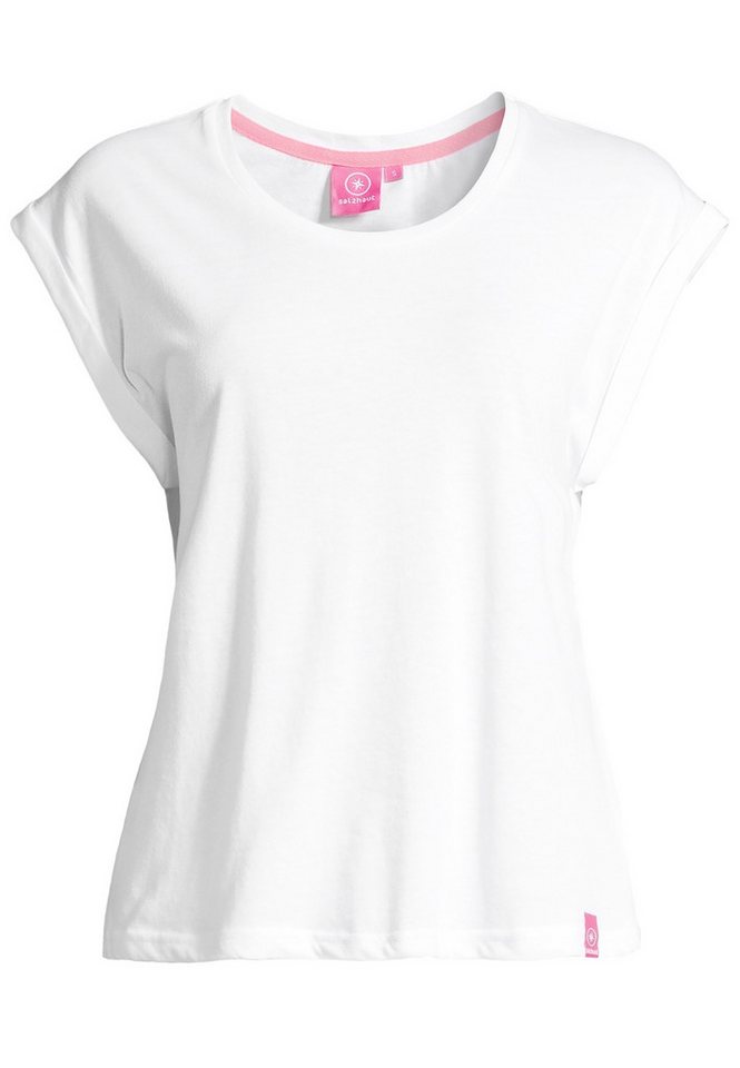 salzhaut T-Shirt SÖMMER Damen Relaxed-Fit Endlich wieder Sommer! bequemes T-Shirt, Shirt, Top, Oberteil von salzhaut