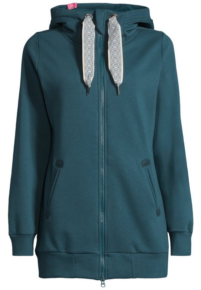 salzhaut Sweatjacke Nordörp Damen Leicht tailliert weiche, bequeme Sweatjacke, Hoodiejacke, Indoorjacke zum Verlieben! von salzhaut