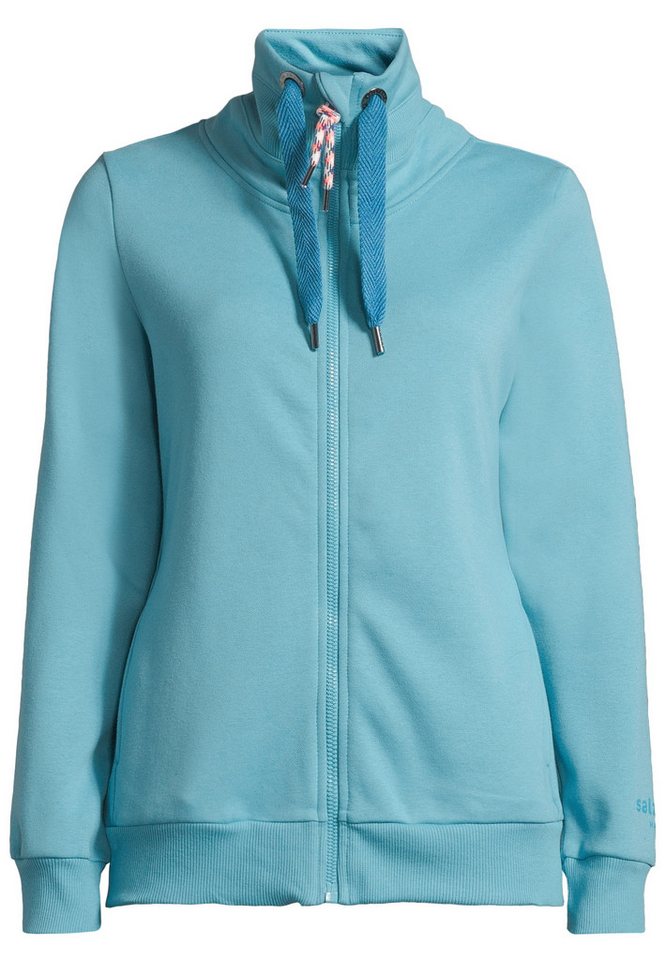 salzhaut Sweatjacke RACKELN Damen Leicht tailliert weiche, bequeme Sweatjacke, Hoodiejacke, Indoorjacke zum Verlieben! von salzhaut
