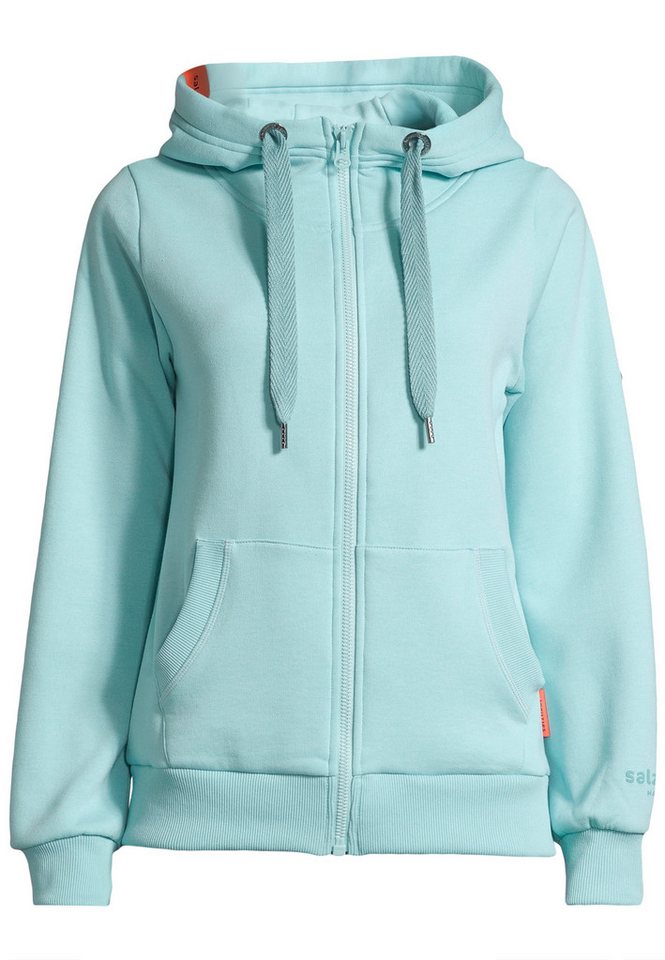 salzhaut Sweatjacke SÖÖTE Damen Tailliert weiche, bequeme Sweatjacke, Hoodiejacke, Indoorjacke zum Verlieben! von salzhaut