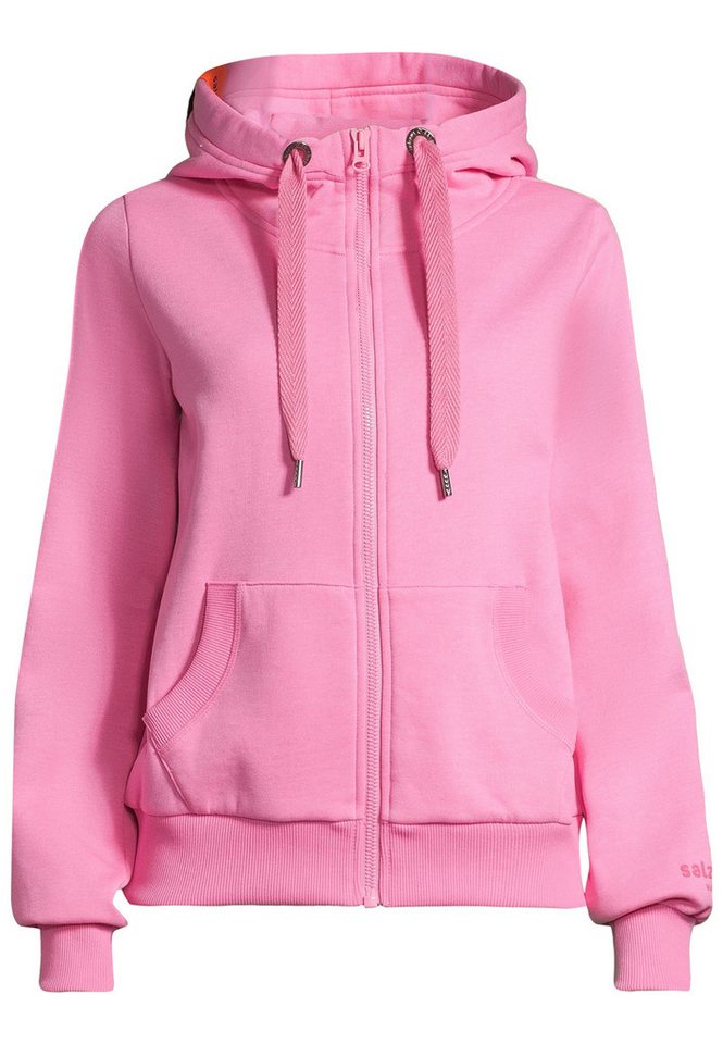 salzhaut Sweatjacke SÖÖTE Damen Tailliert weiche, bequeme Sweatjacke, Hoodiejacke, Indoorjacke zum Verlieben! von salzhaut