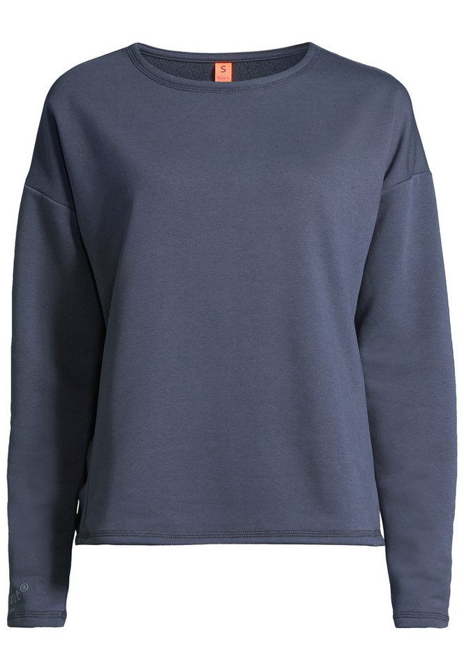 salzhaut Sweatshirt WIEDE - Koll. WI24 Damen hinten länger von salzhaut