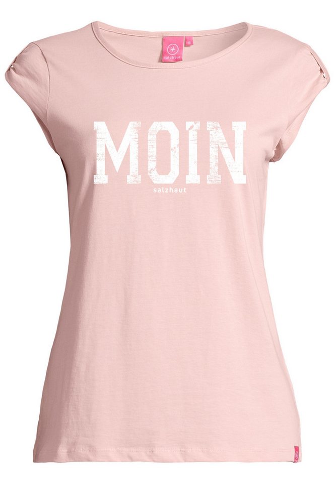 salzhaut T-Shirt BIIKE - MOIN Damen Tailliert Endlich wieder Sommer! bequemes T-Shirt, Shirt, Top, Oberteil von salzhaut