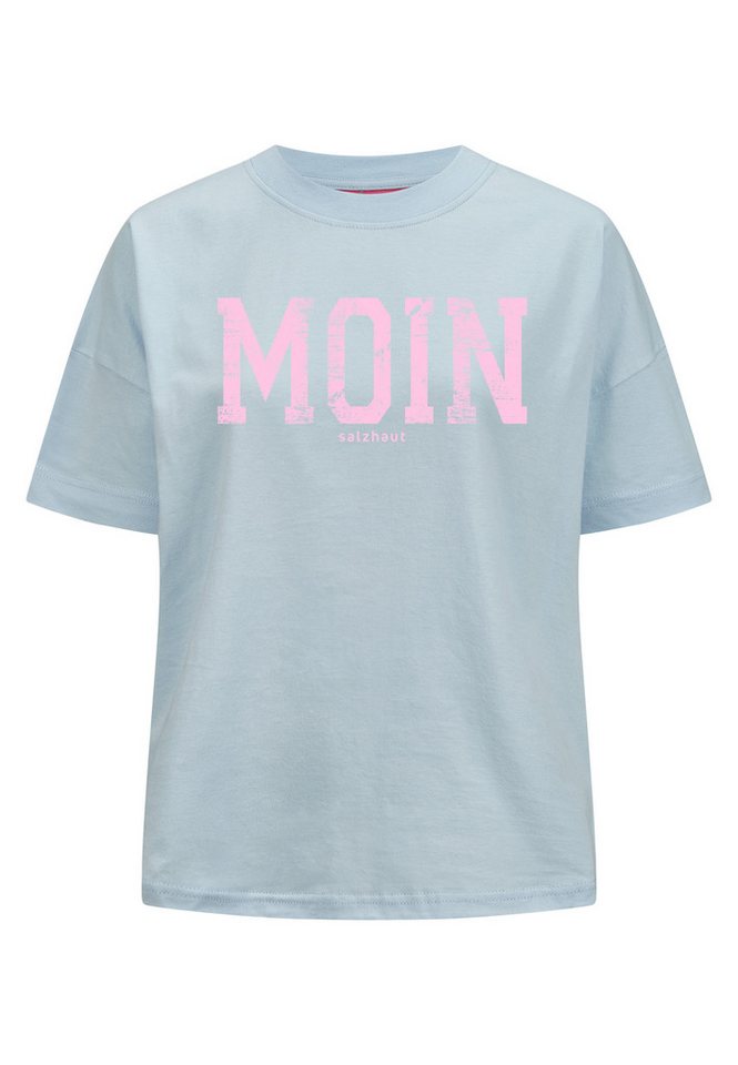 salzhaut T-Shirt LEEV-MOIN Damen Relaxed-Fit Endlich wieder Sommer! bequemes T-Shirt, Shirt, Top, Oberteil von salzhaut