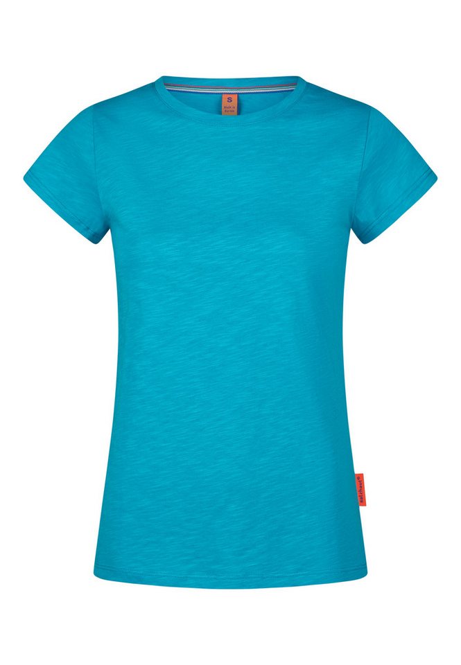 salzhaut T-Shirt TELTE - UNI Damen Relaxed-Fit Endlich wieder Sommer! bequemes T-Shirt, Shirt, Top, Oberteil von salzhaut