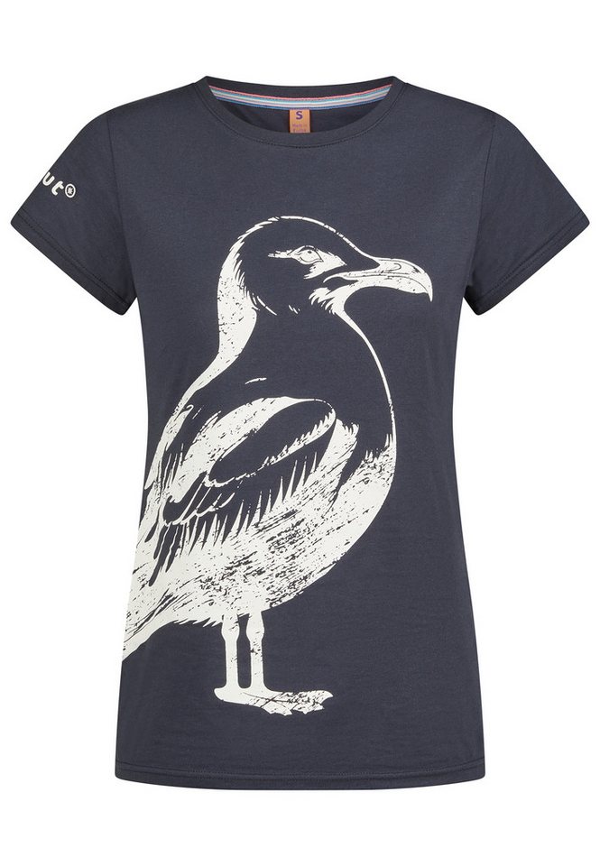 salzhaut T-Shirt ÜLK Damen Relaxed-Fit Endlich wieder Sommer! bequemes T-Shirt, Shirt, Top, Oberteil von salzhaut