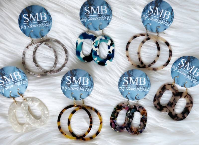 Retro Schildkröten Farben Statement Creolen von samibickel