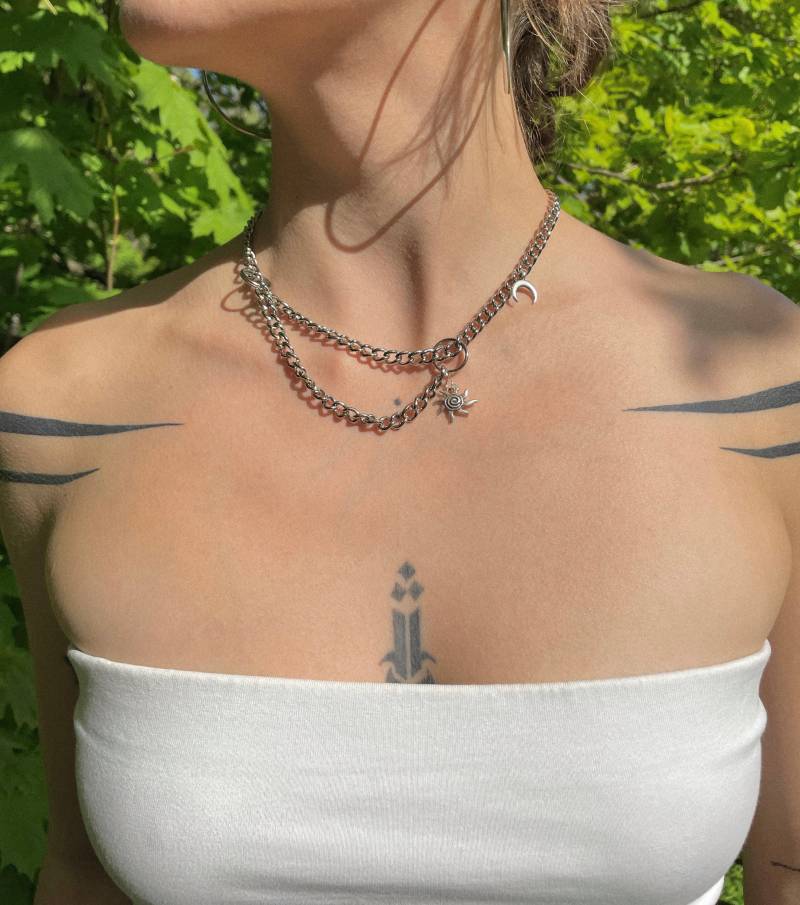 Nephele Chain Necklace // Edelstahl Kette Nephele Chain Necklace // Edelstahl Kette von samodiviCo