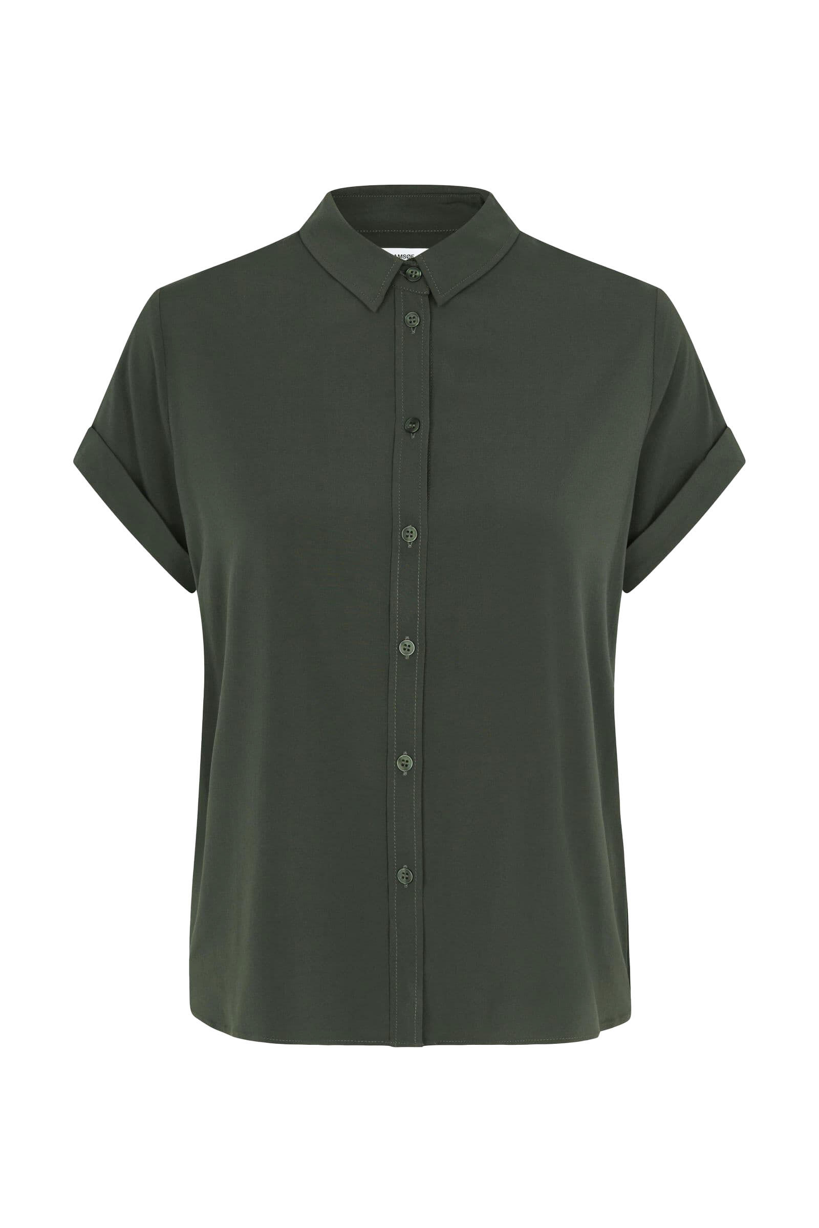 samsøe & samsøe - Bluse - Majan grün - Gr. - M von samsøe & samsøe