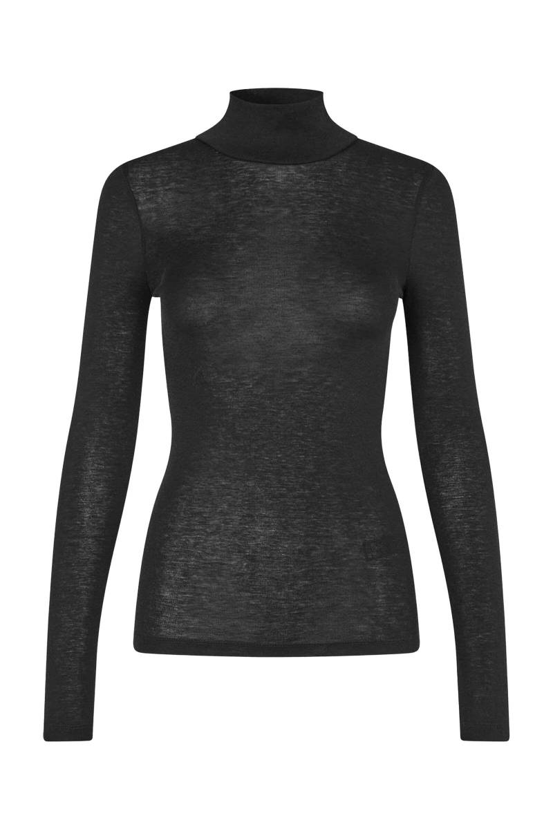 samsøe & samsøe - Langarmshirt - Sadou schwarz - Gr. - L von samsøe & samsøe