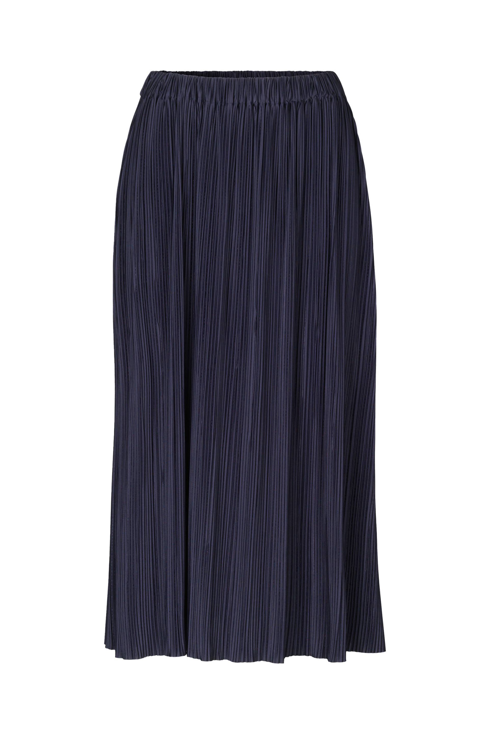 samsøe & samsøe - Plissee-Rock - Uma Skirt blau - Gr. - XL von samsøe & samsøe