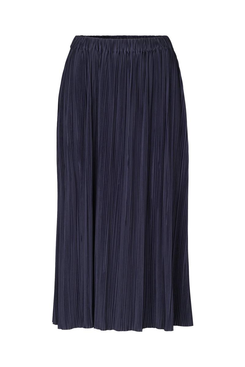 samsøe & samsøe - Plissee-Rock - Uma Skirt blau - Gr. - XL von samsøe & samsøe