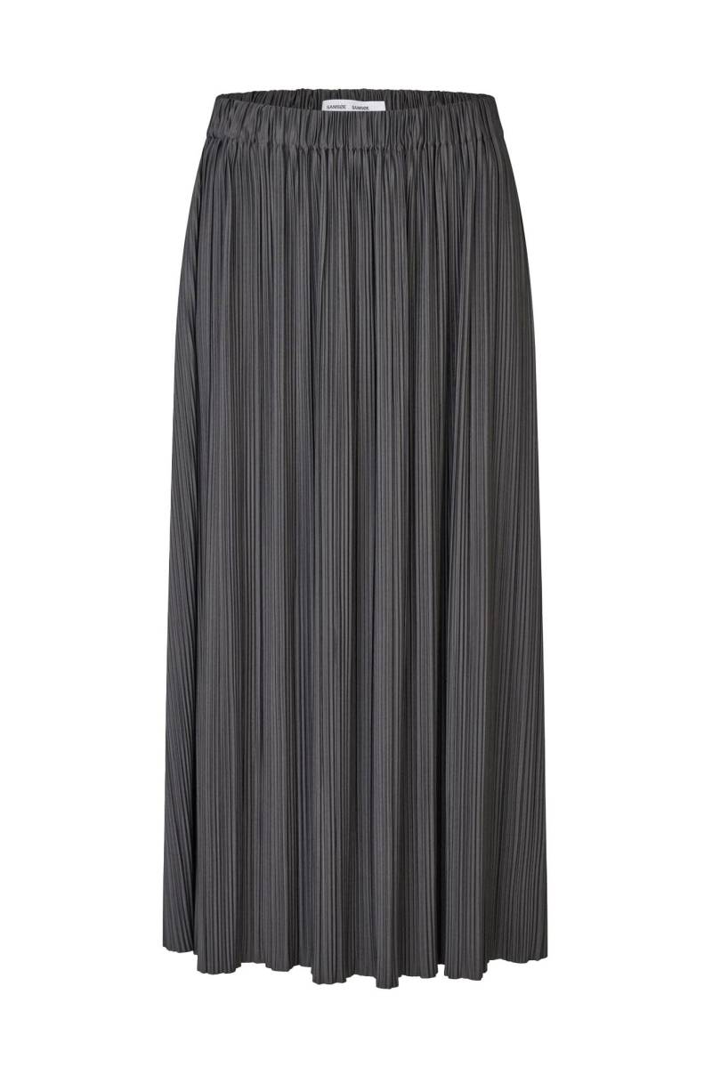 samsøe & samsøe - Plissee-Rock - Uma Skirt grau - Gr. - XS von samsøe & samsøe