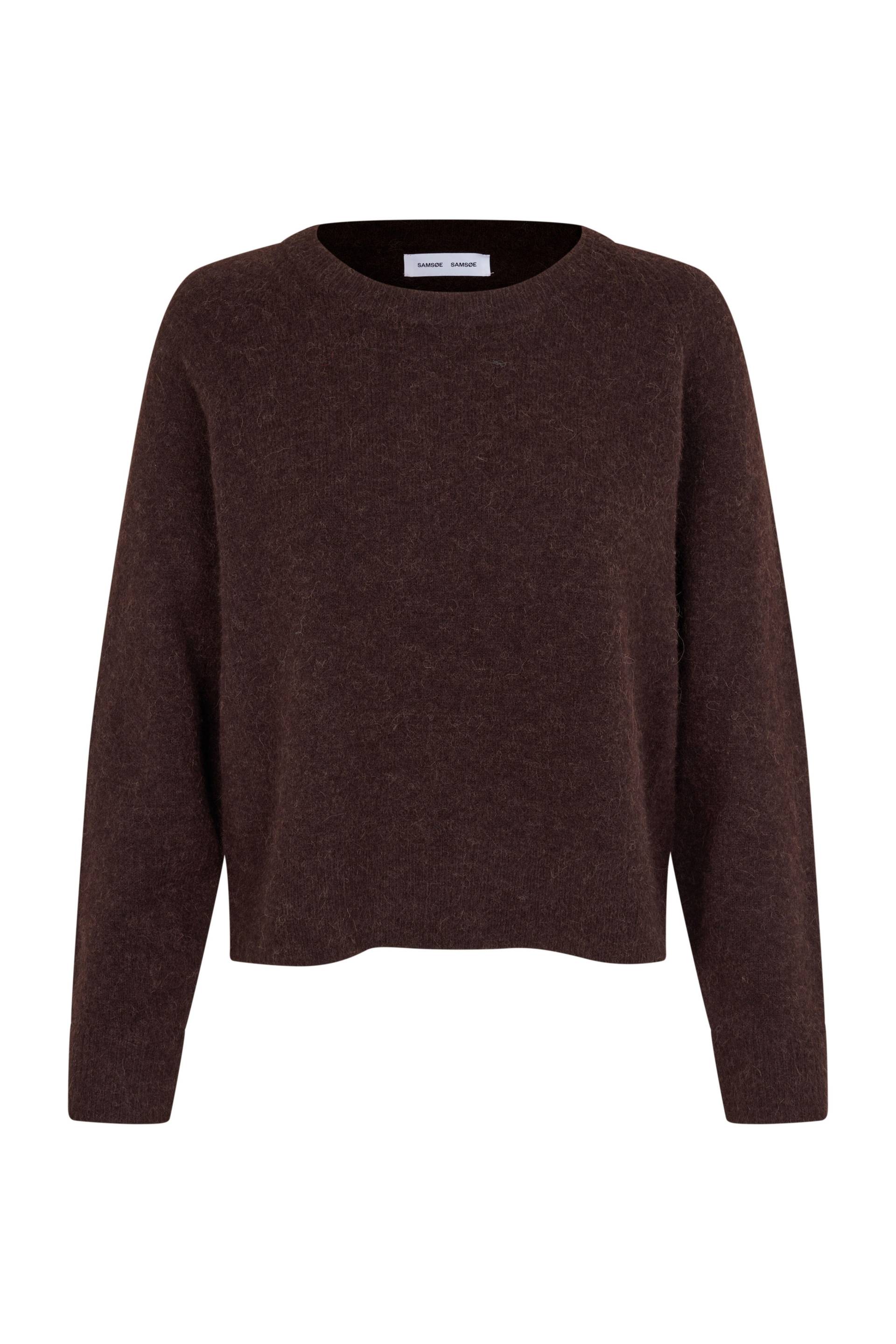 samsøe & samsøe - Pullover - Nor o-n short braun - Gr. - L von samsøe & samsøe