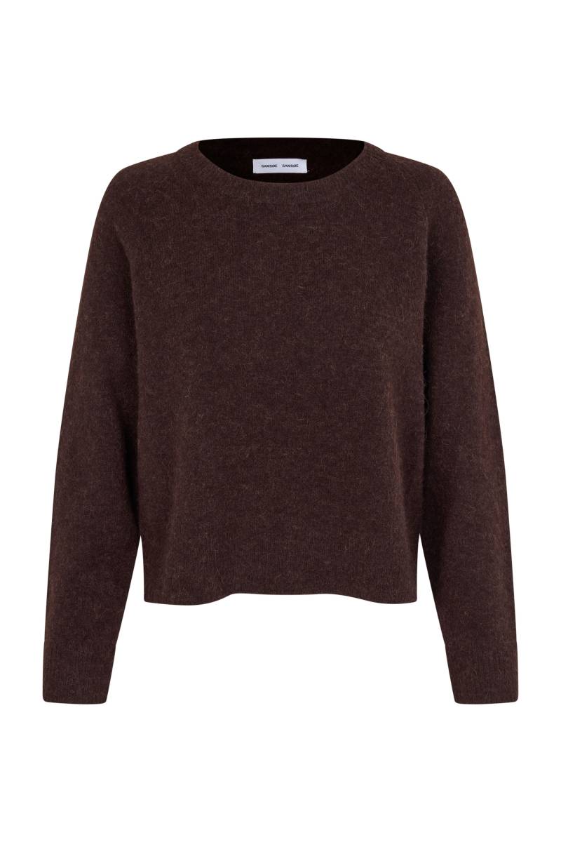 samsøe & samsøe - Pullover - Nor o-n short braun - Gr. - L von samsøe & samsøe
