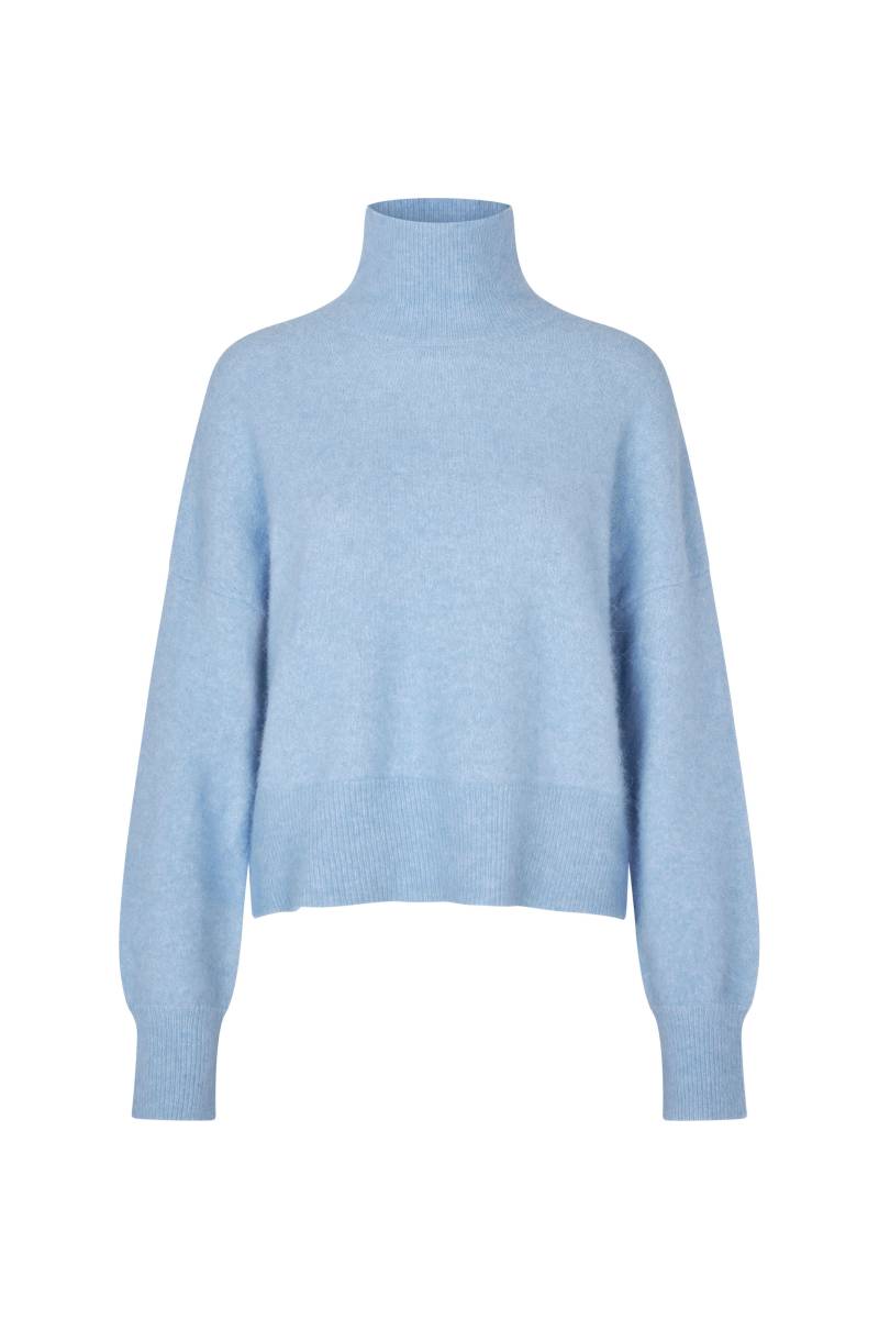 samsøe & samsøe - Rollkragenpullover Nola t-n 7355 blau - Gr. - M von samsøe & samsøe