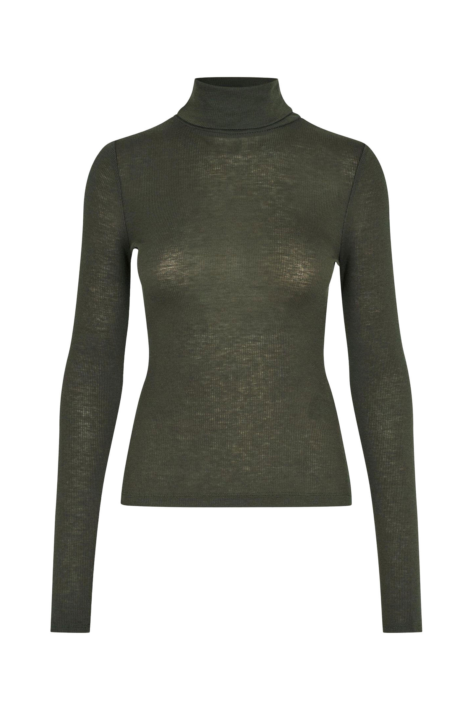 samsøe & samsøe - Rollkragenpullover - SASONNET grün - Gr. - L von samsøe & samsøe