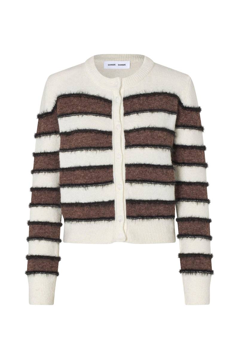 samsøe & samsøe - Strickjacke - Sacian beige/braun - Gr. - XS von samsøe & samsøe