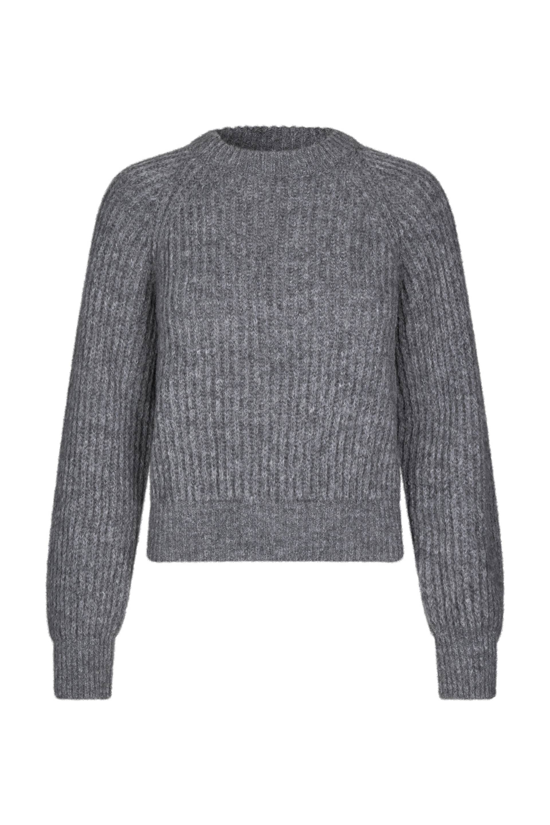 samsøe & samsøe - Strickpullover - Layla grau - Gr. - L von samsøe & samsøe
