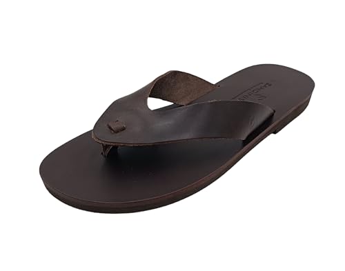 sandinista - Leder Sandalen Herren Outdoor, Pantoletten Herren, Sandals Men, Mens Sandals, Handgefertigtes, Natürlichem Leder, Ledersandalen - Outdoor Sandalen Männer Braun 42 von sandinista