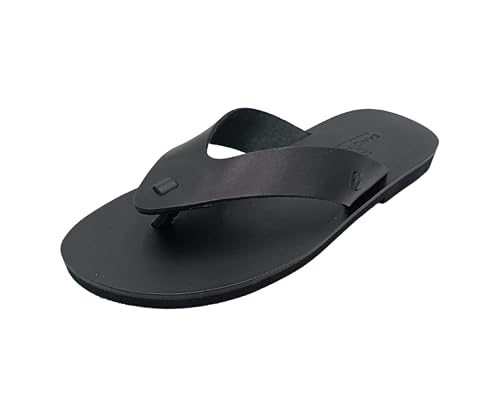 sandinista - Leder Sandalen Herren Outdoor, Pantoletten Herren, Sandals Men, Mens Sandals, Handgefertigtes, Natürlichem Leder, Ledersandalen - Outdoor Sandalen Männer Schwarz 42 von sandinista