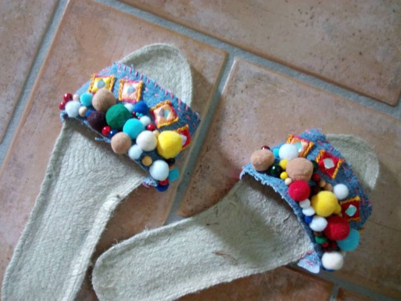 Latschen "Hippiewalk 2" von sandralietzmann